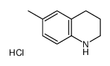 6-methyl-1,2,3,4-tetrahydroquinoline,hydrochloride Structure