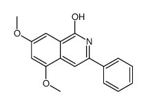 5,7-dimethoxy-3-phenyl-2H-isoquinolin-1-one结构式