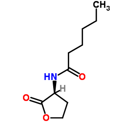N-己酰基-L-高丝氨酸内酯结构式