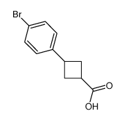 3-(4-溴苯基)环丁烷羧酸结构式