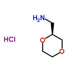 (S)-(1,4-二氧六环-2-基)甲胺盐酸盐结构式