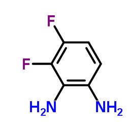 1,2-二氨基-3,4-二氟苯结构式