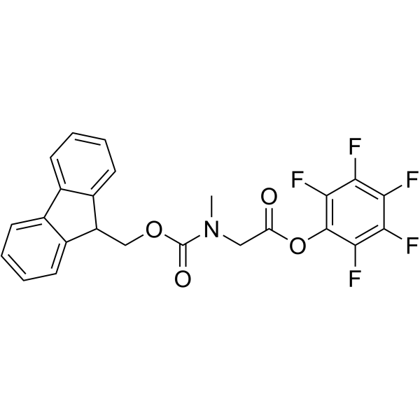 FMOC-肌氨酸五氟苯酯结构式