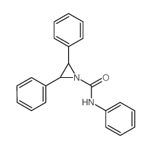 1-Aziridinecarboxanilide,2,3-diphenyl-, cis- (8CI) Structure