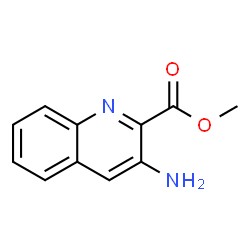 3-氨基喹啉-2-羧酸甲酯结构式