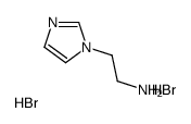 1-(2-Aminoethyl)-1H-imidazole dihydrobromide结构式