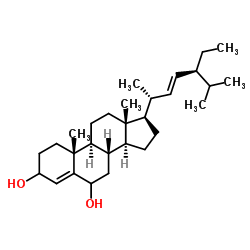 豆甾-4,22-二烯-3BETA,6BETA-二醇图片