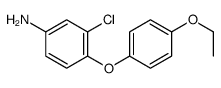 3-chloro-4-(4-ethoxyphenoxy)aniline Structure