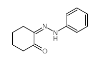 1,2-Cyclohexanedione,1-(2-phenylhydrazone)结构式