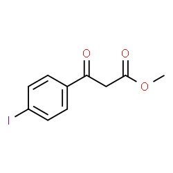 Methyl 3-(4-iodophenyl)-3-oxopropanoate Structure