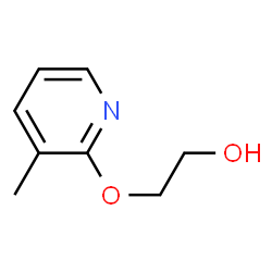 Ethanol, 2-[(3-methyl-2-pyridinyl)oxy]- (9CI) Structure