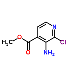 Methyl 3-amino-2-chloroisonicotinate Structure