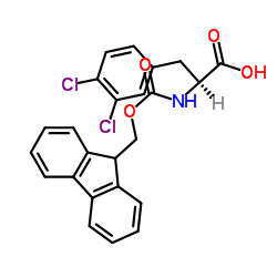 Fmoc-L-3,4-二氯苯丙氨酸结构式