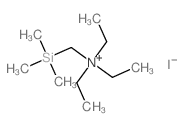 Ethanaminium,N,N-diethyl-N-[(trimethylsilyl)methyl]-, iodide (1:1)结构式