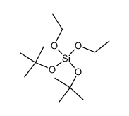 Silicic acid di(tert-butyl)diethyl ester结构式