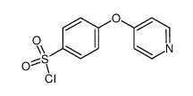 4-(4-pyridyloxy)benzenesulfonyl chloride Structure
