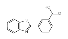 3-(苯并[d]噻唑-2-基)苯甲酸结构式