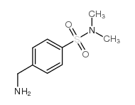 4-氨基甲基-N,N-二甲基苯磺酰胺结构式