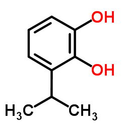 3-异丙基邻苯二酚结构式