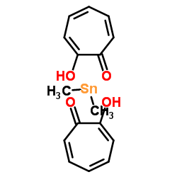 dimethyltin; 2-hydroxycyclohepta-2,4,6-trien-1-one结构式