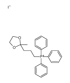 3-(2-methyl-1,3-dioxolan-2-yl)propyl-triphenylphosphanium,iodide Structure
