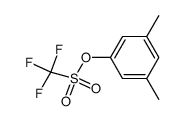 trifluoromethanesulfonic acid 3,5-dimethylphenyl ester Structure