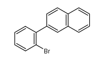 2-(2-bromophenyl)naphthalene Structure