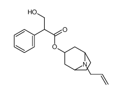 (8-prop-2-enyl-8-azabicyclo[3.2.1]octan-3-yl) 3-hydroxy-2-phenylpropanoate结构式