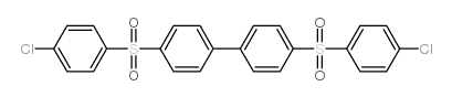4,4'-Bis(4-chlorophenyl)sulfonyl-1,1'-biphenyl structure