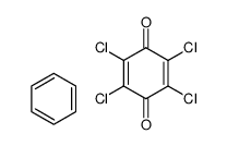 Chloranil-Benzol-Komplex Structure