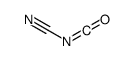 Cyanogen isocyanate Structure