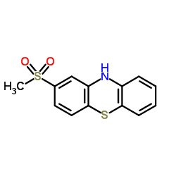 2-(甲基磺酰基)-10H-吩噻嗪结构式