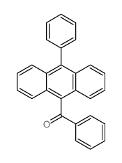 Methanone,phenyl(10-phenyl-9-anthracenyl)- Structure