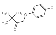 1-(4-氯苯氧基)-3,3-二甲基丁烷-2-酮结构式