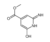 6-氨基-2-羟基吡啶-4-羧酸甲酯结构式