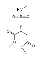 dimethyl (S) 2-(N-methylsulfamyloxy)butane-1,4-dioate Structure