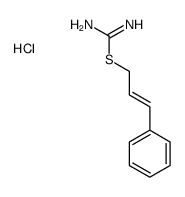 [(E)-3-phenylprop-2-enyl] carbamimidothioate,hydrochloride结构式