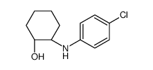 (1S,2S)-2-(4-chloroanilino)cyclohexan-1-ol Structure