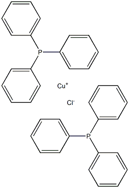 二(三苯基膦)氯化铜结构式