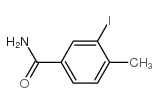 3-碘-4-甲基苯甲酰胺结构式