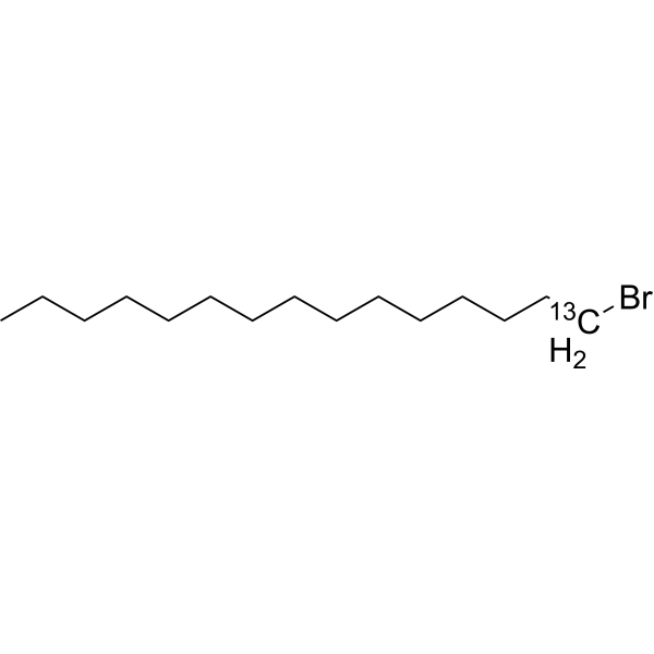 1-Bromopentadecane-1-13C Structure