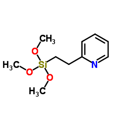 2-(2-吡啶基)乙基三甲氧基硅烷结构式