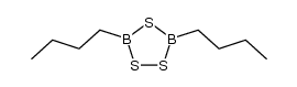 3,5-dibutyl-1,2,4,3,5-trithiadiborolane Structure