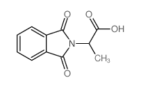 (R)-2-(1,3-二氧代异吲哚啉-2-基)丙酸结构式