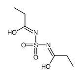 N-(propanoylsulfamoyl)propanamide Structure