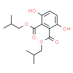 3,6-二羟基邻苯二甲酸二异丁酯结构式