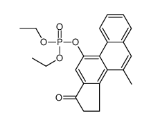 diethyl (7-methyl-17-oxo-15,16-dihydrocyclopenta[a]phenanthren-11-yl) phosphate Structure