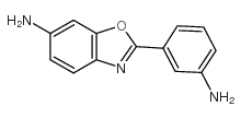 6-氨基-2-(3-氨基苯基)苯并噁唑结构式