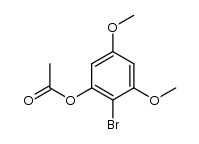 1-acetoxy-2-bromo-3,5-dimethoxy-benzene结构式