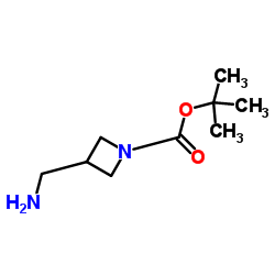 1-Boc-3-氨甲基氮杂环丁烷结构式